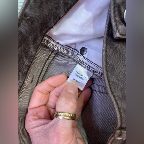 J. Jill Brown Jeans, Slim Leg, Stretch. EUC. Size 10 - Picture 5 of 8